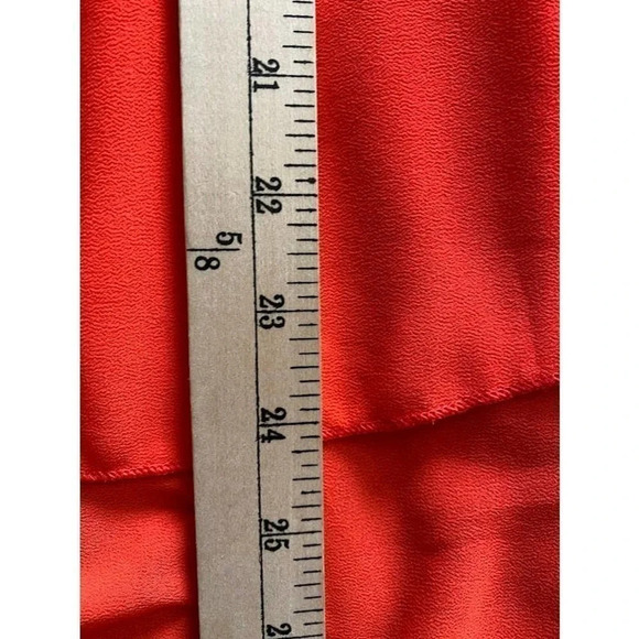 Windsor Womens Sleeveless Tank Top Zip Closure Size Med Light Weight Orange - Picture 11 of 12